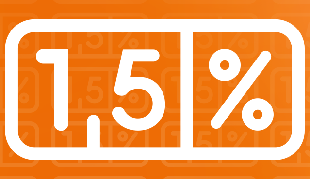 Logotyp 1,5% podatku