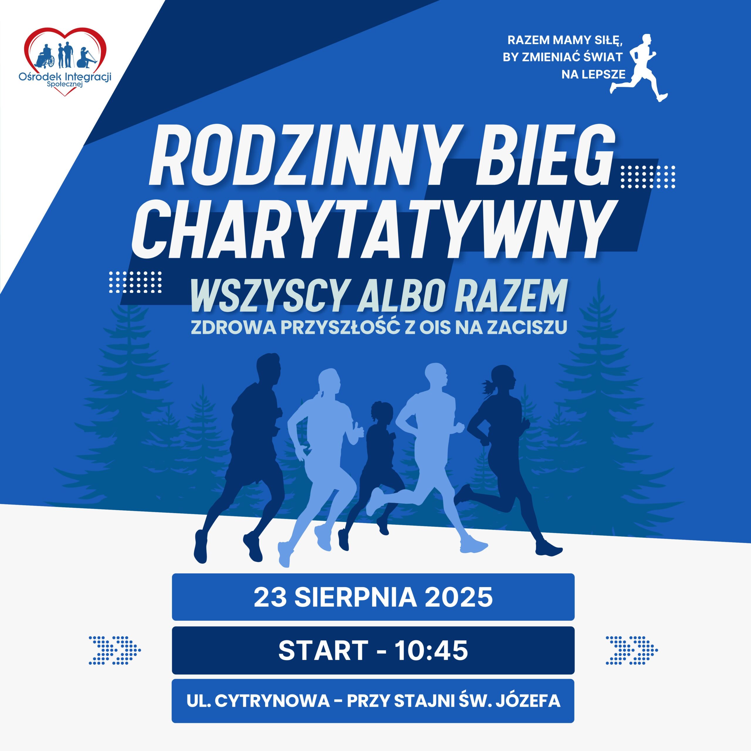 plakat biegu charytatywnego